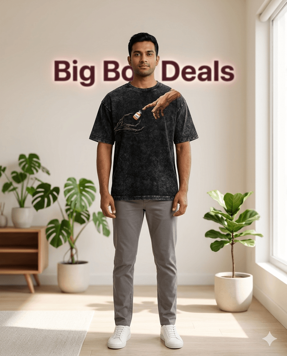 Urban Black Oversized T-Shirt